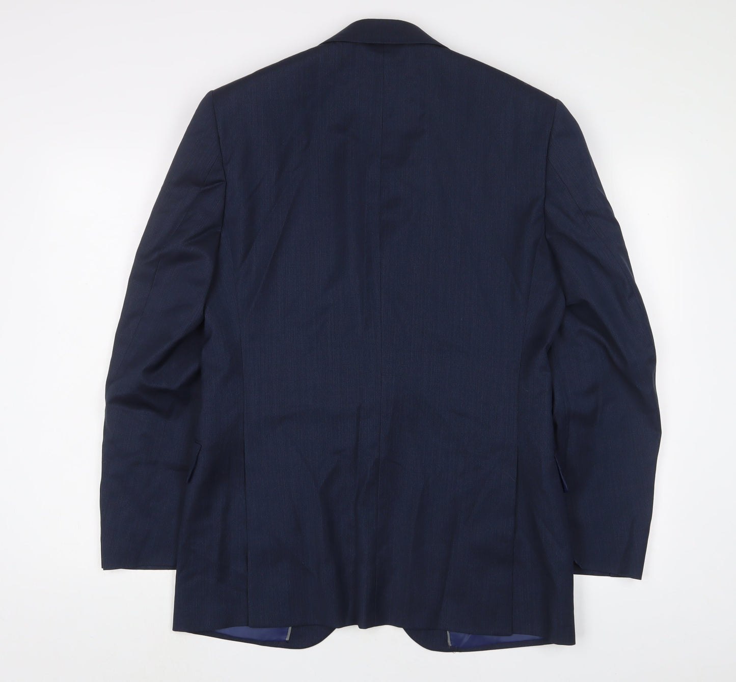 Mens UK Size 38 Marks and Spencer Regular Blue Suit Jacket