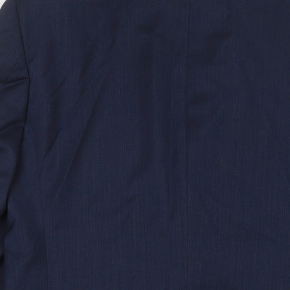 Mens UK Size 38 Marks and Spencer Regular Blue Suit Jacket