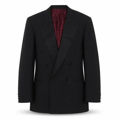 Marks & Spencer Mens Black Polyester Jacket Suit Jacket Size 40 Regular