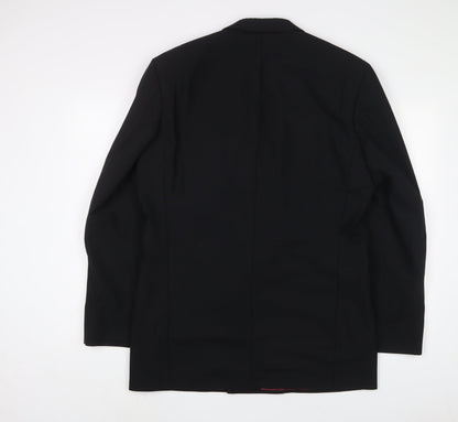 Mens UK Size 40 Marks and Spencer Regular Black Suit Jacket