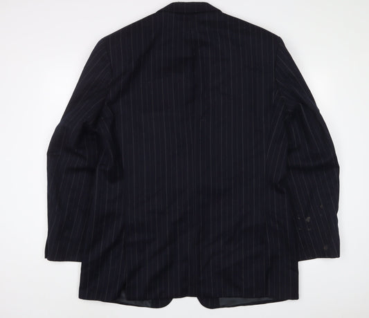 Mens UK Size 44 Marks and Spencer Regular Blue Suit Jacket