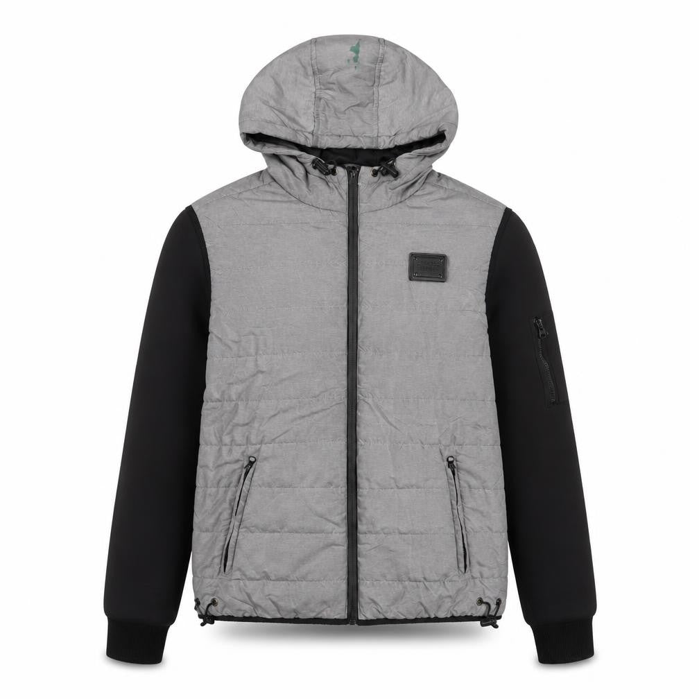 Mens UK Size S Supply & Demand Co. Grey Puffer Jacket