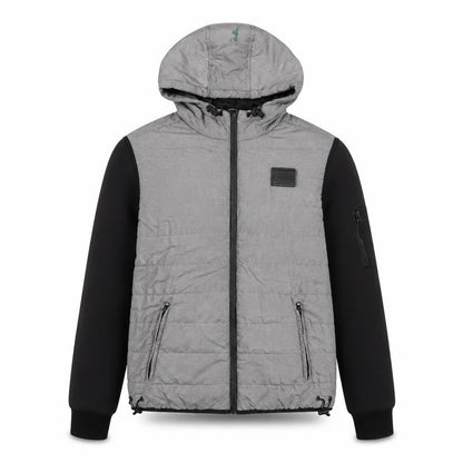 Mens UK Size S Supply & Demand Co. Grey Puffer Jacket