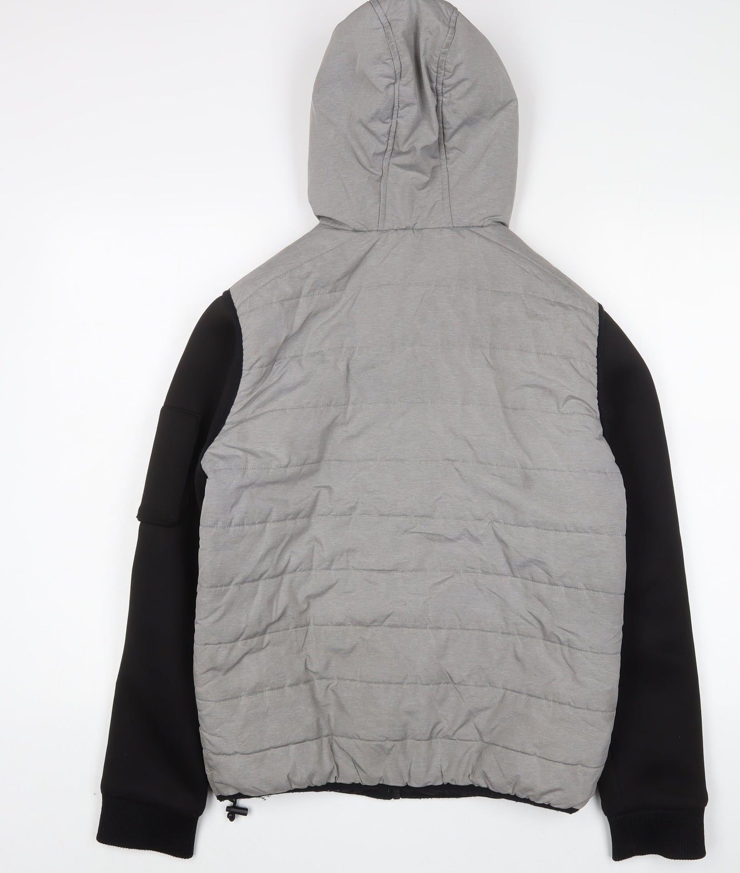Mens UK Size S Supply & Demand Co. Grey Puffer Jacket