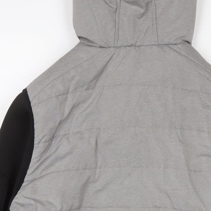 Mens UK Size S Supply & Demand Co. Grey Puffer Jacket