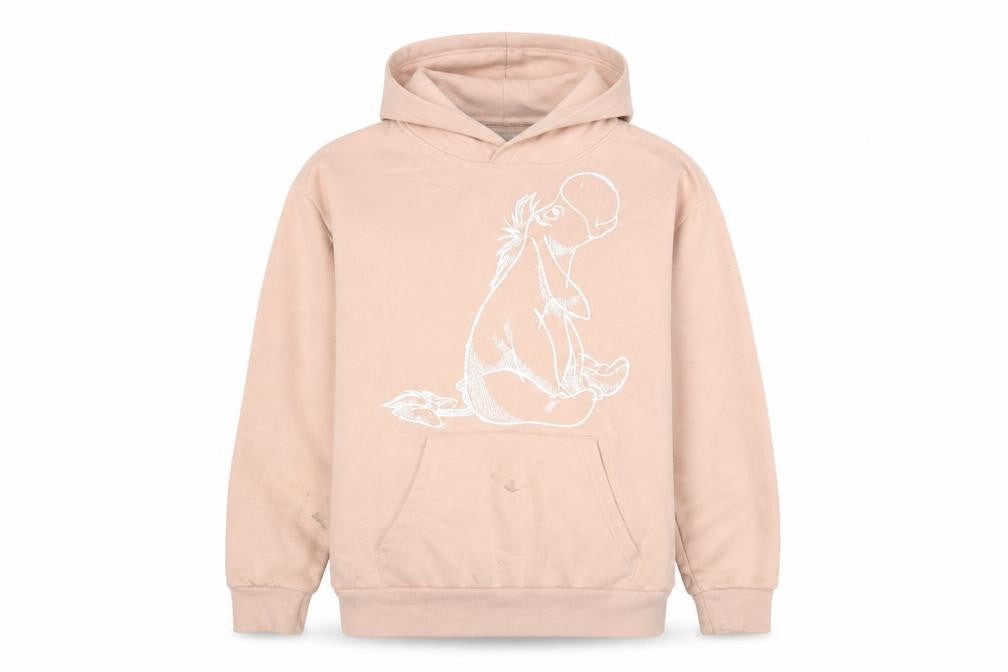 Womens UK Size L disney' Pink Pullover Hoodie