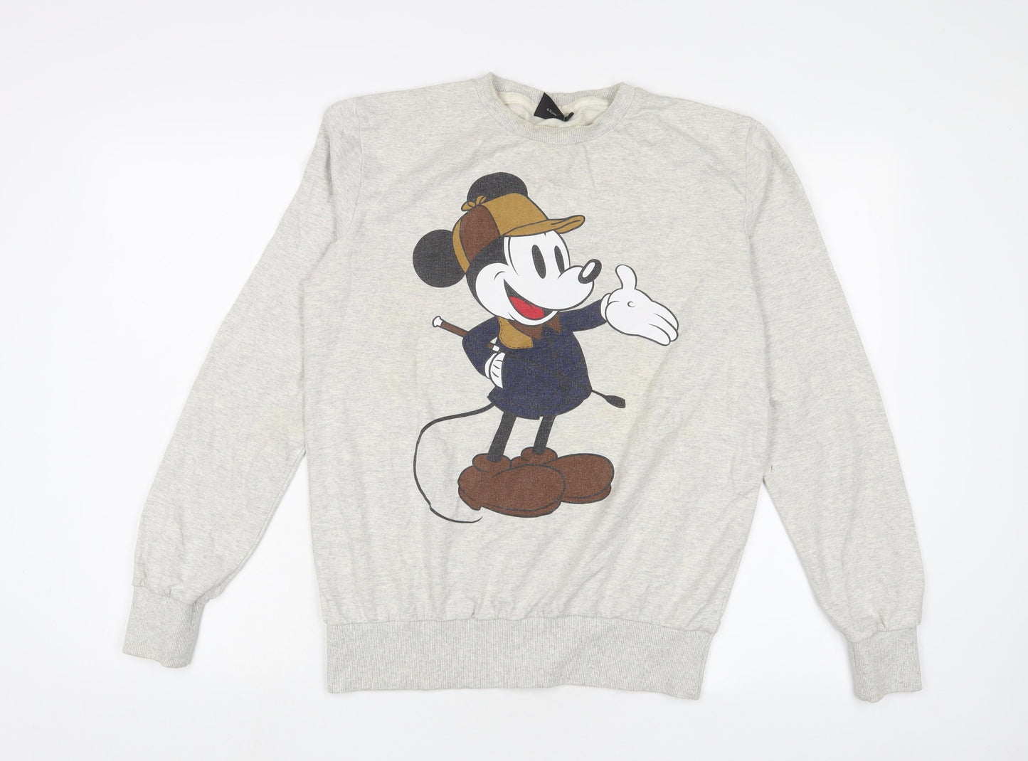Womens UK Size M Disney Grey Pullover Sweatshirt