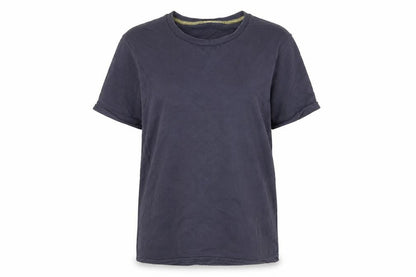 Womens UK Size L Selected Blue Basic T-Shirt
