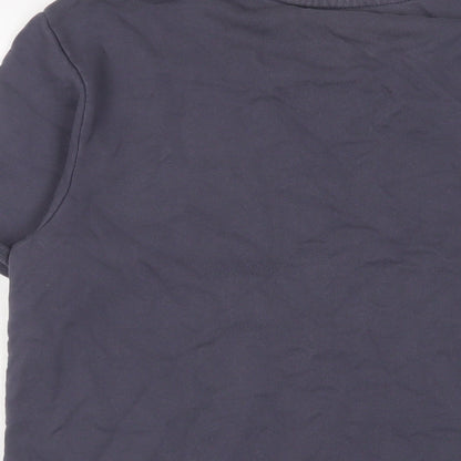 Womens UK Size L Selected Blue Basic T-Shirt