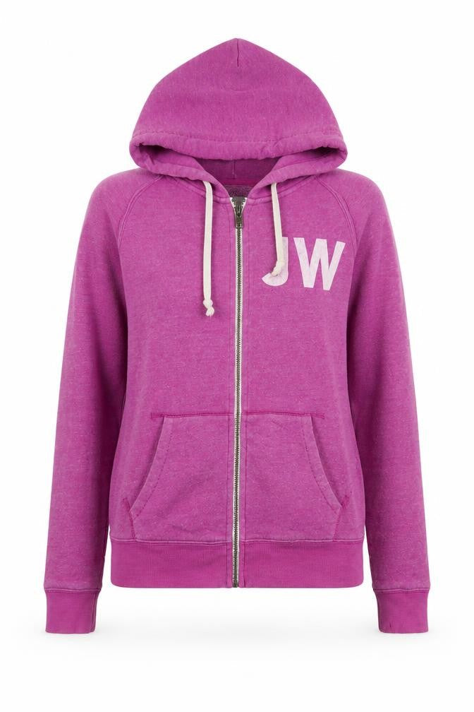 Womens UK Size 8 Jack Wills Purple Full Zip Hoodie