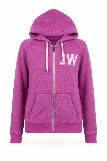 Womens UK Size 8 Jack Wills Purple Full Zip Hoodie