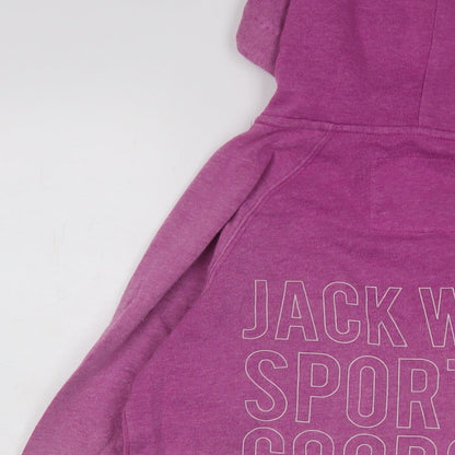 Womens UK Size 8 Jack Wills Purple Full Zip Hoodie
