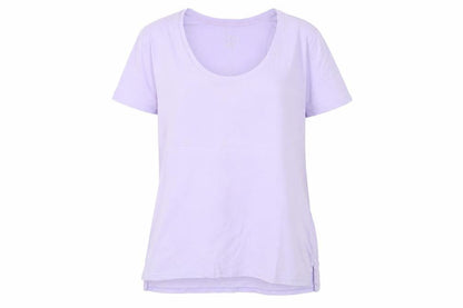 Womens UK Size M Lands' End Purple Basic T-Shirt