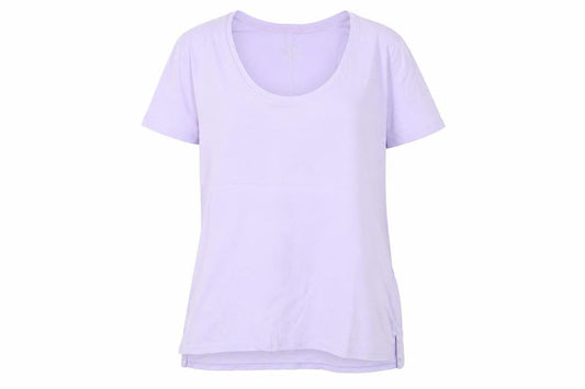 Womens UK Size M Lands' End Purple Basic T-Shirt