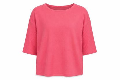 Saint Tropez Clothing Womens Pink Roll Neck Viscose Pullover Jumper Size S