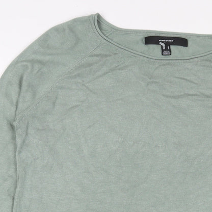 Womens UK Size M VERO MODA Green Pullover Jumper