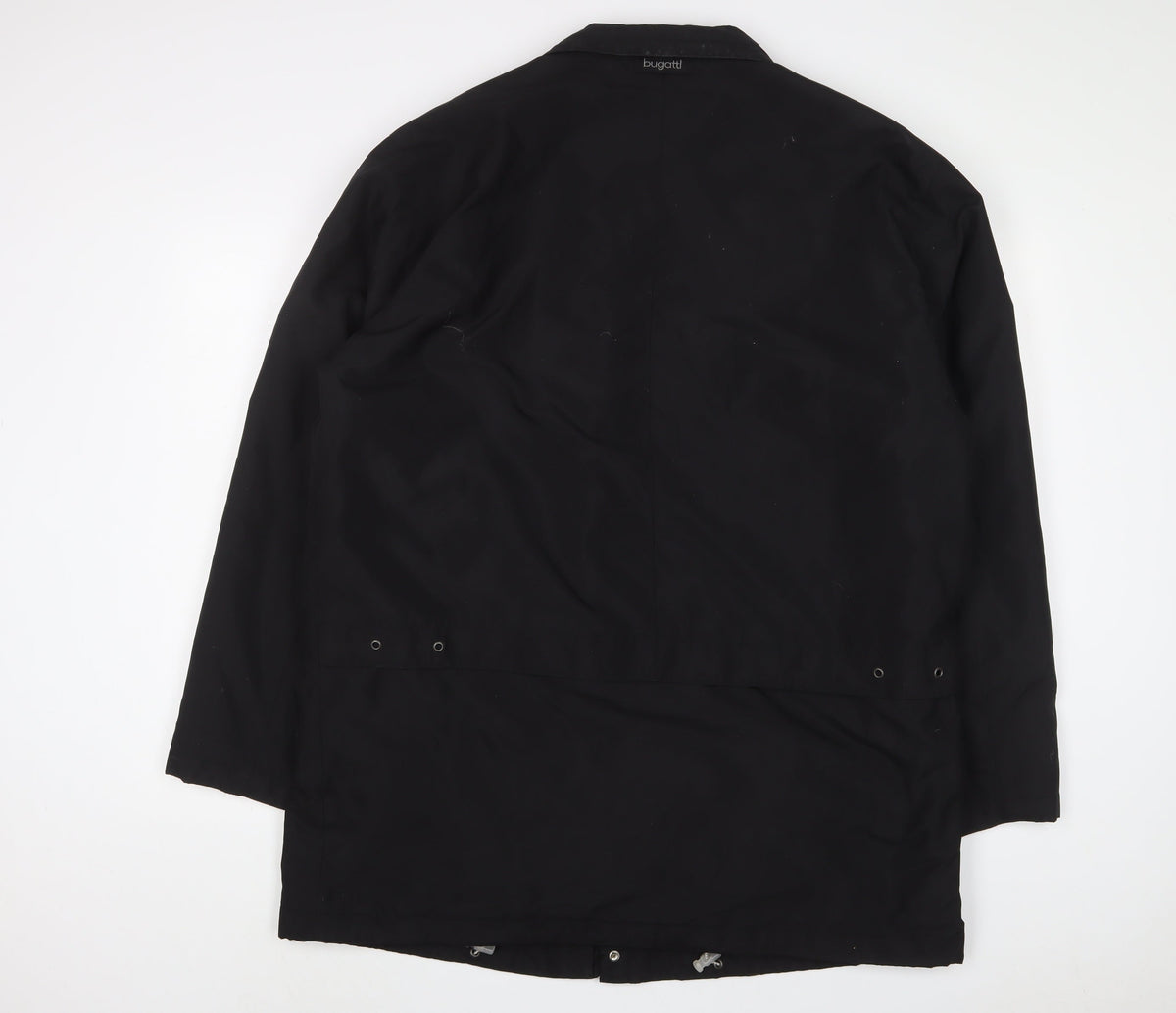 Bugatti Womens Black Quilted Coat Size XL Zip