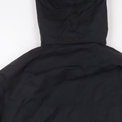 LIFE Womens Black Jacket Coat Size 12 Zip