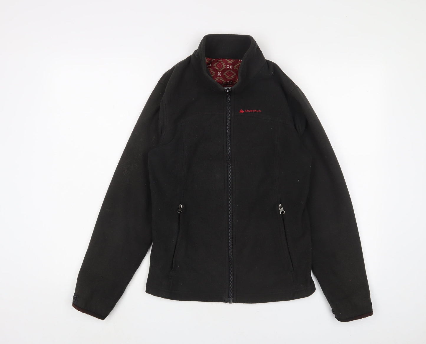 Womens UK Size M DECATHLON Black Jacket