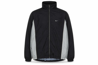 Next Mens Black Jacket Size L Zip - Logo, Embroidered
