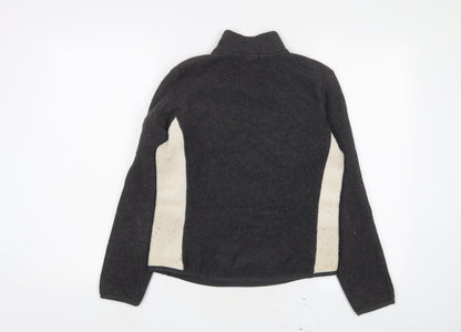 Gap Womens Grey Polyester Pullover Sweatshirt Size XS Zip