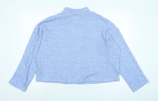 Womens UK Size L New Look Blue Pullover Jumper