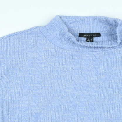 Womens UK Size L New Look Blue Pullover Jumper