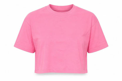 Womens UK Size 8 River Island Pink Basic T-Shirt