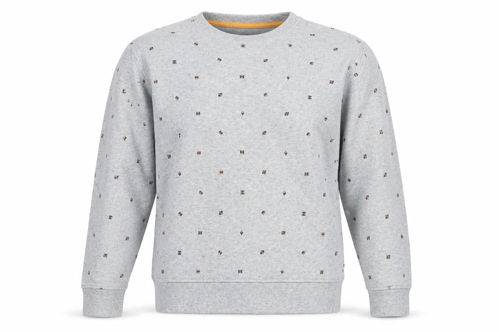 Mens UK Size S Topman Grey Pullover Sweatshirt