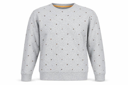 Mens UK Size S Topman Grey Pullover Sweatshirt