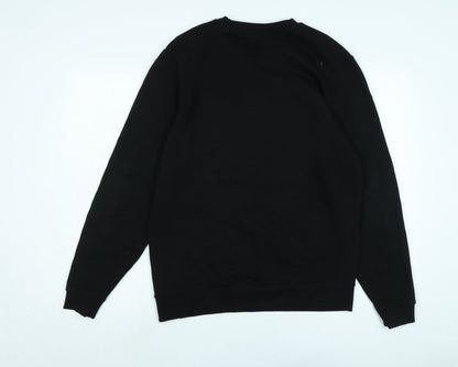 Womens UK Size M ASOS Black Pullover Sweatshirt