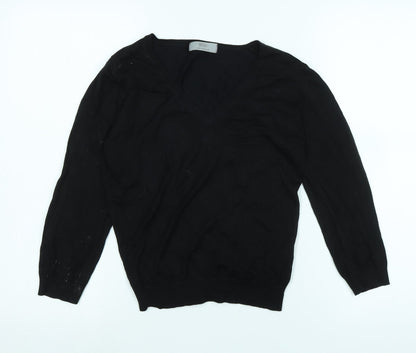 Womens UK Size 8 Marks and Spencer Black Pullover Jumper