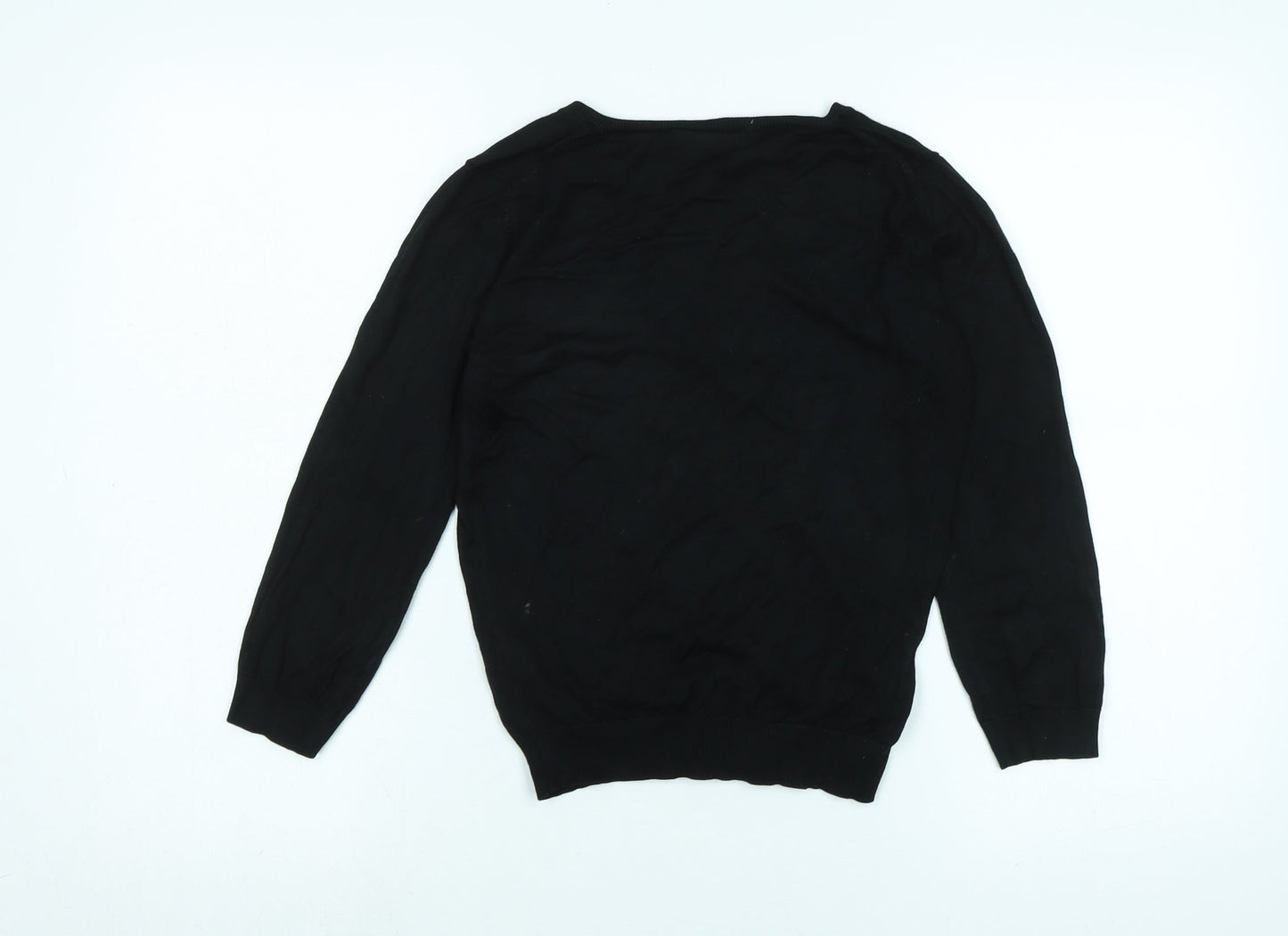 Womens UK Size 8 Marks and Spencer Black Pullover Jumper