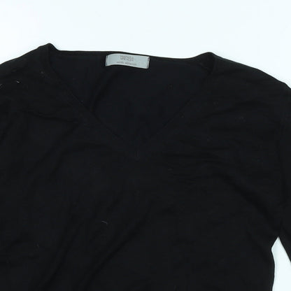 Womens UK Size 8 Marks and Spencer Black Pullover Jumper