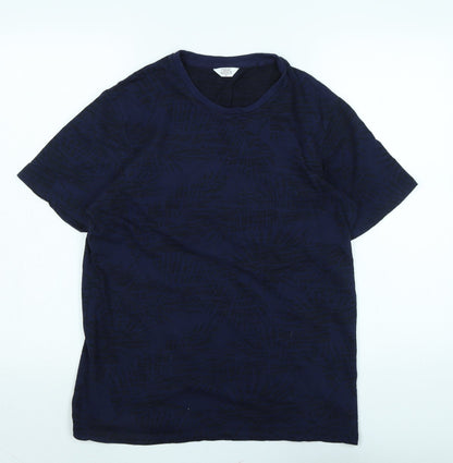 Womens UK Size M NEXT Blue Basic T-Shirt