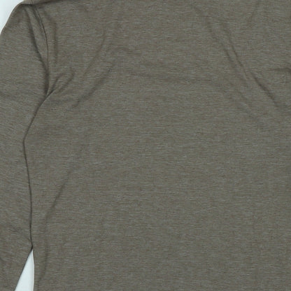 Womens UK Size M Vera Moda Beige Jersey T-Shirt