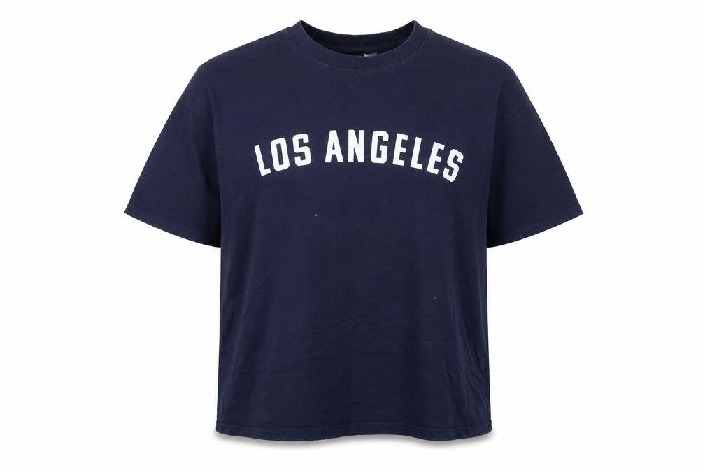 Womens UK Size S Divided Blue Basic T-Shirt