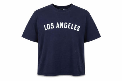 Womens UK Size S Divided Blue Basic T-Shirt