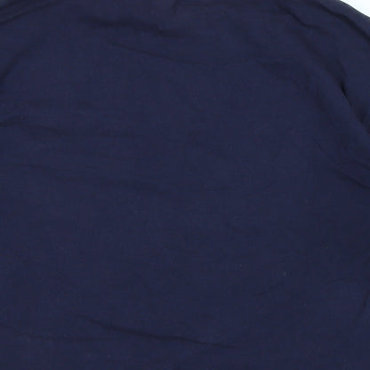 Womens UK Size S Divided Blue Basic T-Shirt