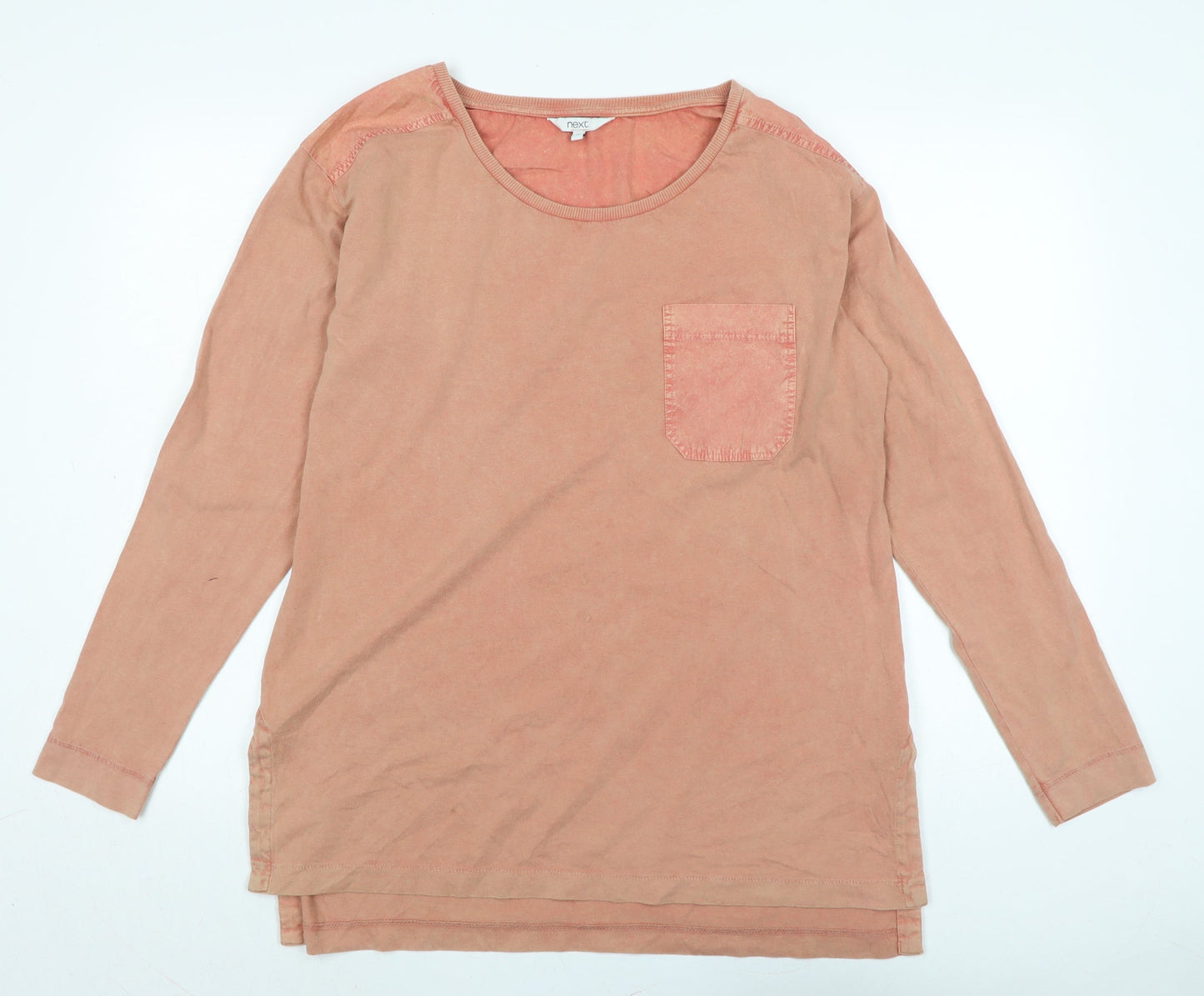 Womens UK Size 12 NEXT Orange Jersey T-Shirt