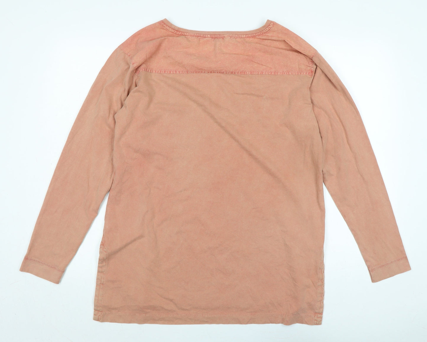 Womens UK Size 12 NEXT Orange Jersey T-Shirt
