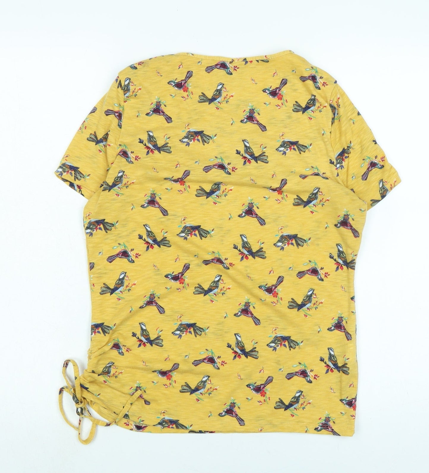 Womens UK Size 10 Marks and Spencer Yellow Basic Blouse