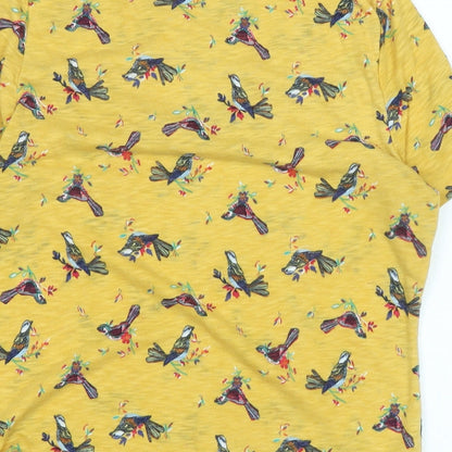 Womens UK Size 10 Marks and Spencer Yellow Basic Blouse
