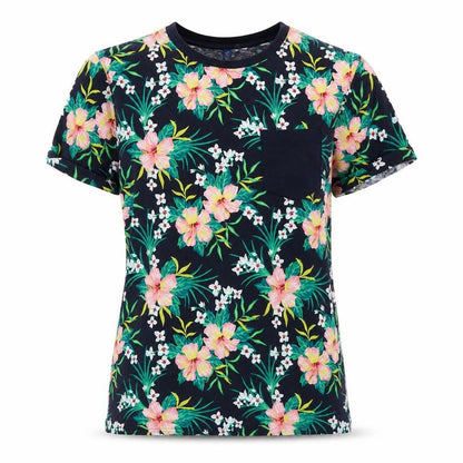Womens UK Size XS Divided Blue Basic T-Shirt