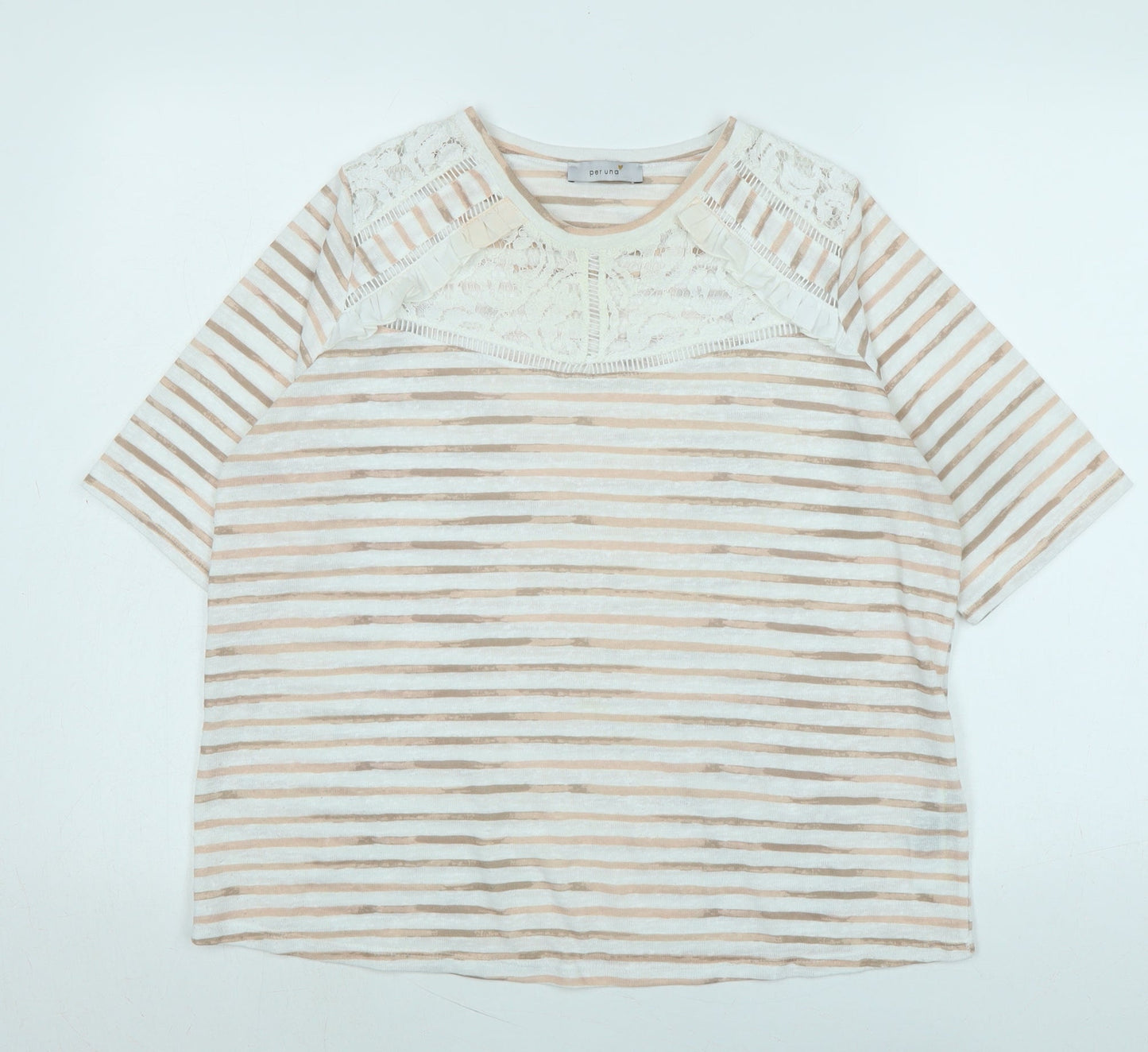 Womens UK Size 16 Marks and Spencer White Basic Blouse