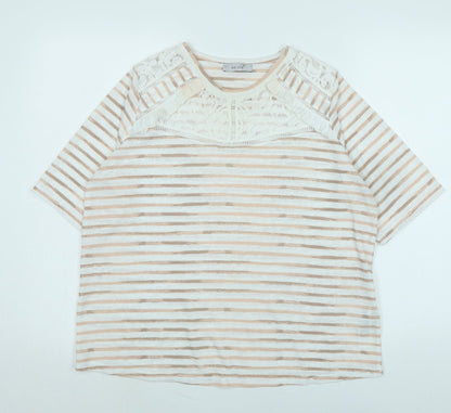 Womens UK Size 16 Marks and Spencer White Basic Blouse