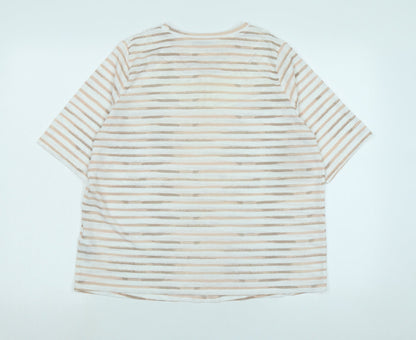 Womens UK Size 16 Marks and Spencer White Basic Blouse