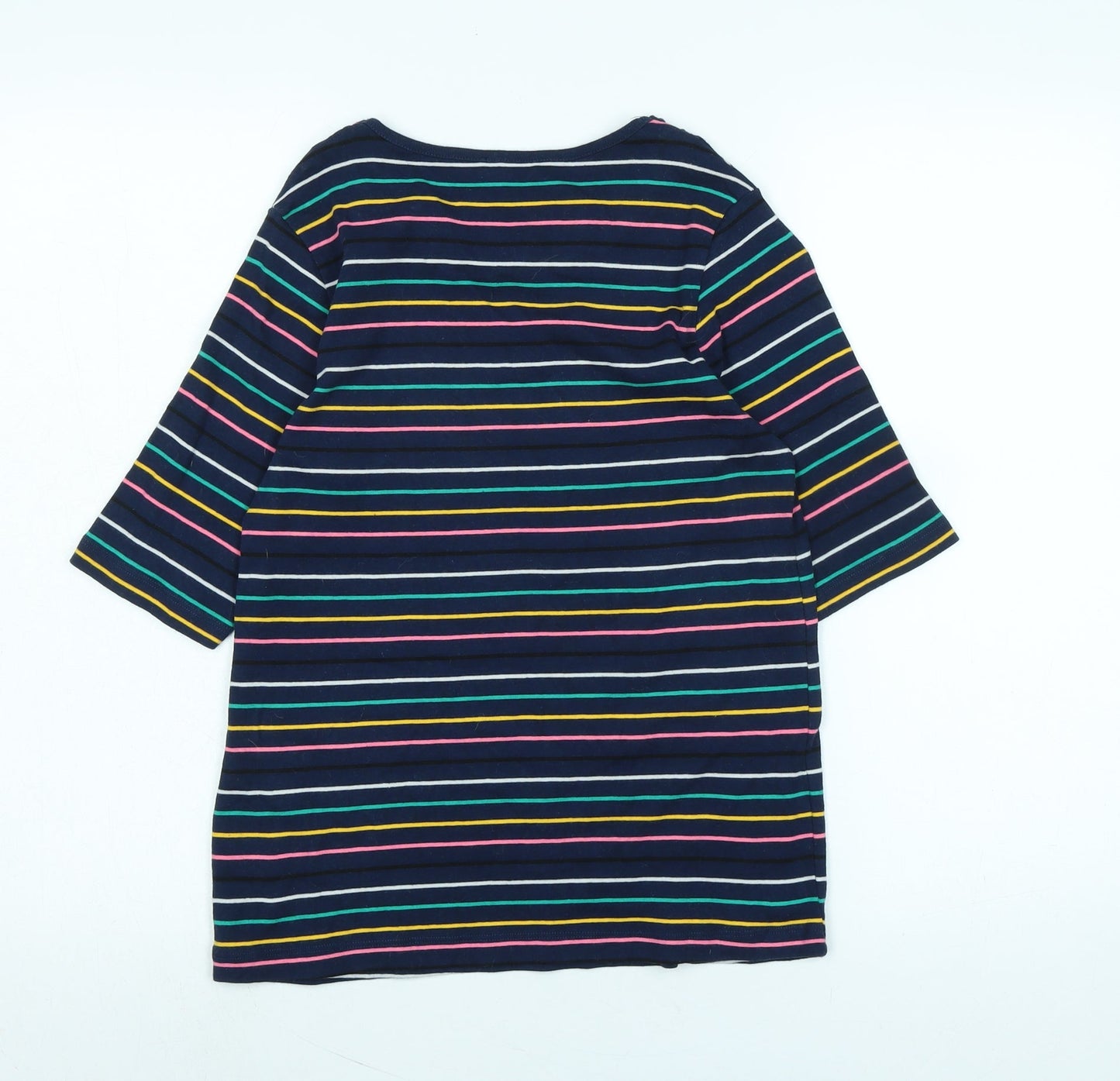 Womens UK Size 10 Spirit Blue Basic T-Shirt