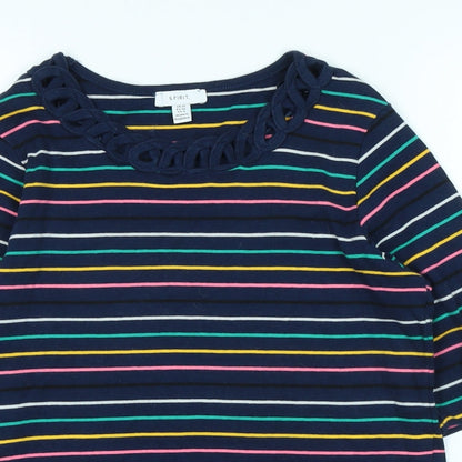 Womens UK Size 10 Spirit Blue Basic T-Shirt