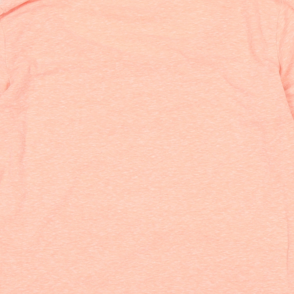Womens UK Size 8 marks Orange Basic T-Shirt